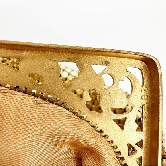 Vintage Whiting & Davis Metal Mesh Purse 70s 80s - Picture 5 of 8